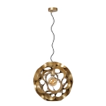 HANNELORE Lampa wisząca Ø 40 cm 1xE27 złoty mat / mosiądz 10423/40/02 Lucide - zdjęcie dodatkowe 2